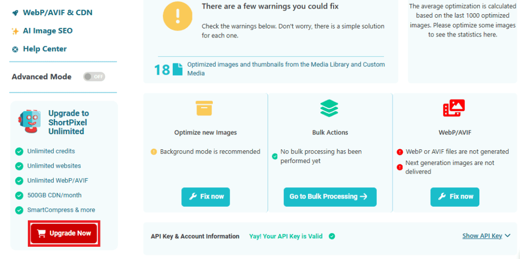 ShortPixel Image Optimizerの設定方法|圧縮率を重視したおすすめ設定 short6